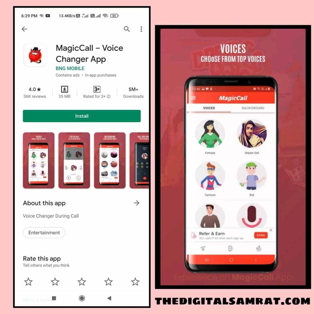 magic call app