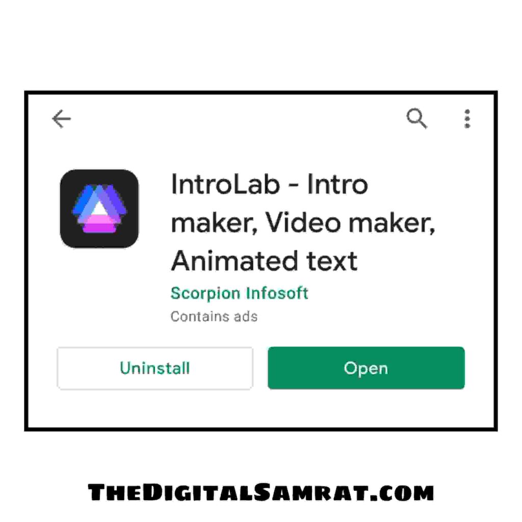 IntroLab App