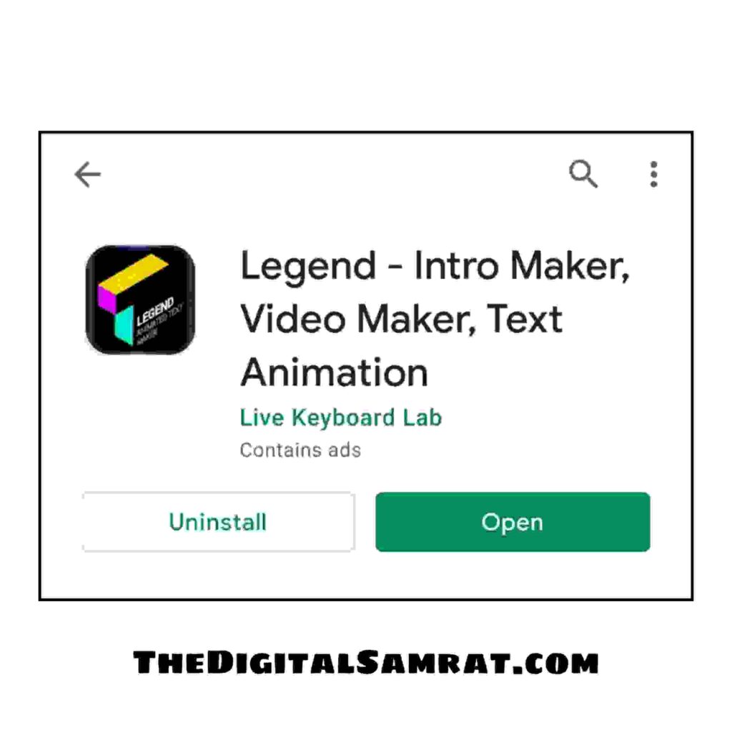 Legend App