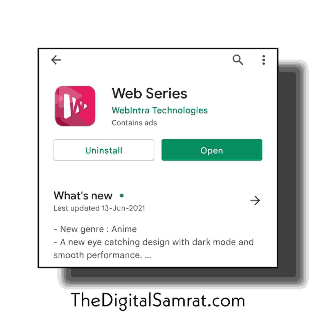 Web Series App