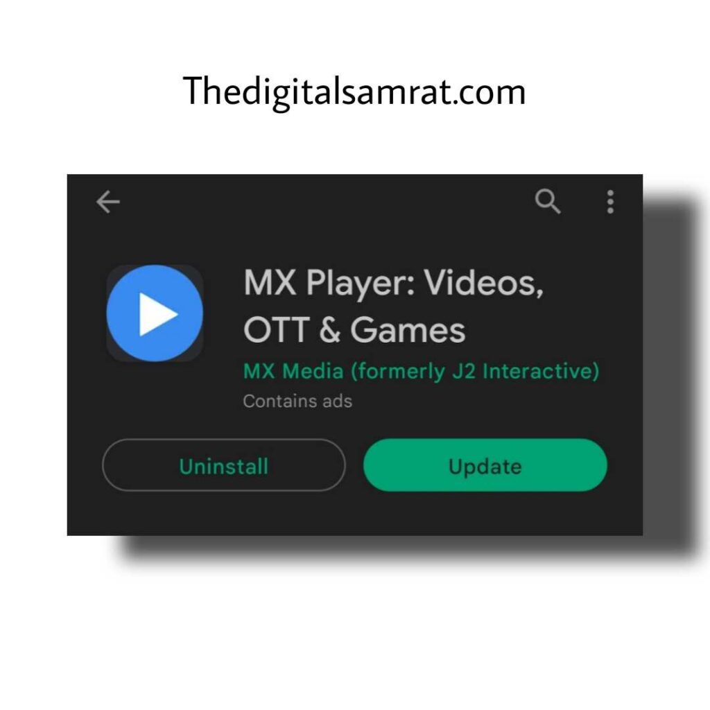 Mx player app download