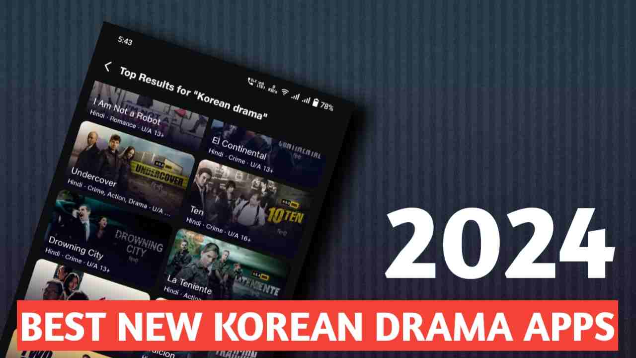 Read more about the article Best New Korean Drama Apps 2024 (Hindi/English)